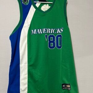 G-III Sports Green Hardwood Classics Mavericks Jersey